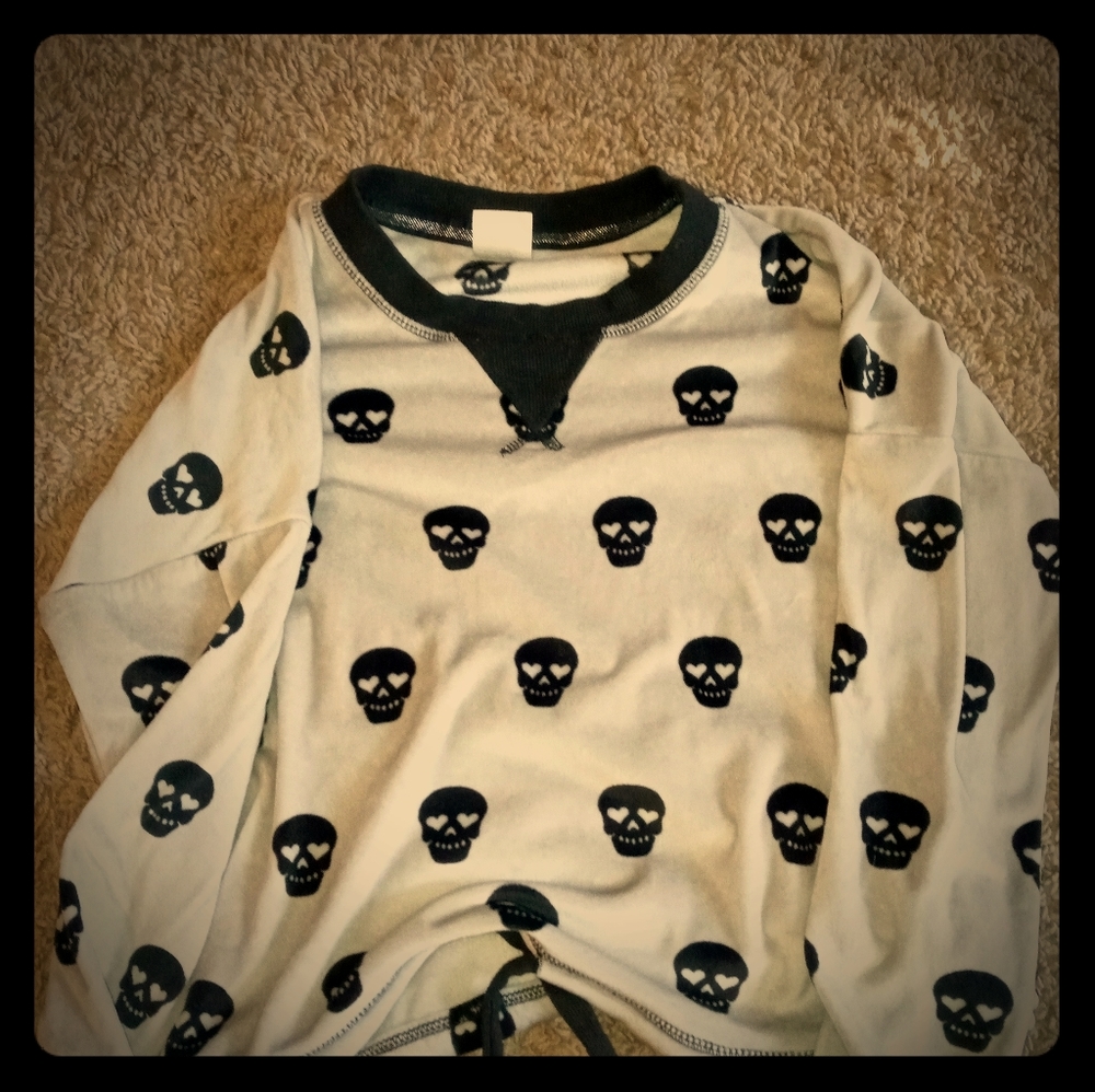 A croped sweater